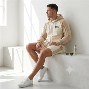 Conjunto Deportivo Unisex de Verano OEM, Ecológico, Tallas Grandes, Transpirable, de Secado Rápido, 100% Poliéster, con Logotipo Personalizado, Dobladillo Dividido - Product Image 5