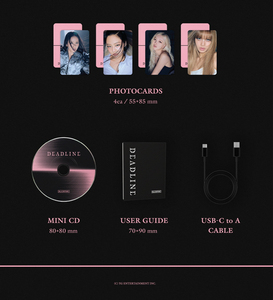 BLACKPINK - 3er Mini Álbum [DEADLINE] MOOD LIGHT CD Música Pop Versión Coreana - Product Image 4