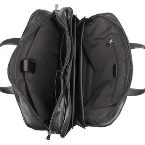 Men's Top Grain Leather Briefcase Black Travel Messenger Laptop <b>Bag</b> Wholesale Supplier Custom Size Color Options Available - Product Image 5