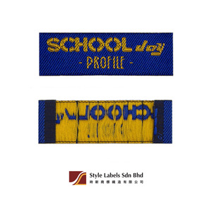Étiquettes de style personnalisées découpées au laser, étiquettes rectangulaires tissées à extrémités pliées pour sacs de vêtements, étiquettes en tissu personnalisées lavables pour projets DIY - Product Image 3