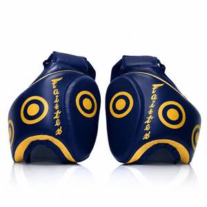Fairtex Curved Focus Mitts Premium Blue Boxing Training Pads Lightweight and Long Lasting Pair - Product Image 3