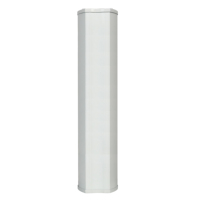 Haut-parleur colonne PA extérieur 40W 4 pouces, étanche IPX6, système audio professionnel robuste