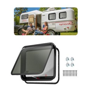 Anello di finitura per zanzariera oscurante per finestra camper 30'' L x 22'' A per pareti con spessore da 1 1/4'' a 1 13/16'', accessorio esterno per camper - Product Image 1
