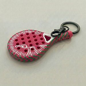 Llavero de Raqueta de Pádel de Goma Duradera de Primera Calidad para Fans de Deportes, Clubes, Todas las Temporadas, con Logotipo y Empaque Personalizados - Product Image 1