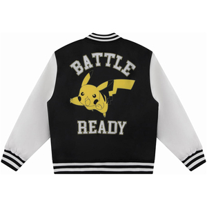 Lightweight Stylish Black White <b>Long</b> Sleeve Zipper Eco-Friendly Windproof Customizable Unisex Style Autumn Wear <b>Men's</b> <b>Jackets</b> - Product Image 2
