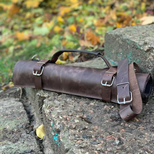 Bolsa de Herramientas Profesional de Alta Calidad, en Tendencia, de Cuero Genuino, Organizador de Cuchillos, LKR-0325, Gran Venta - Product Image 1