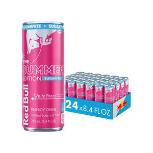 Bebida Energética Red Bull Sin Azúcar de 250 ml, Edición Verano Melocotón Blanco, Aumenta la Concentración y la Vitalidad, Bebida Saludable y Refrescante, Venta al por Mayor - Product Image 4