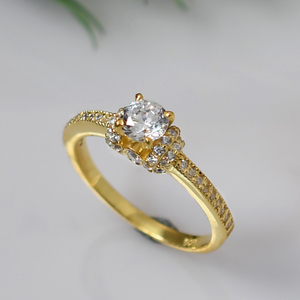 Engagement & Wedding <b>Ring</b> Cubic Zirconia 925 Sterling <b>Silver</b> <b>Statement</b> <b>Ring</b> for Women - Product Image 6