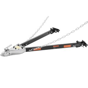 Gancio di traino universale in acciaio legato con rivestimento a polvere, capacità di traino 5500 libbre, montaggio su paraurti con 2 ganci di traino, adattamento universale - Product Image 1