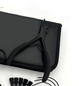 New MIANBRO ENTERPRISES Commercial Use Stainless Steel Hair <b>Extension</b> Tools Full Kit <b>Micro</b> Beads Removal Pliers Scissors Hair - Product Image 6