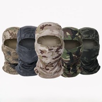 Haute qualité 100% Polyester moto cagoule respirant extérieur couvre-chef Camouflage casque doublure masque tactique visage couverture