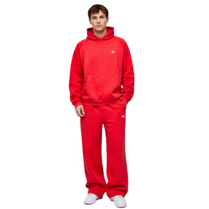 Conjuntos de Sudaderas con Capucha de Color Sólido para Hombre, Ropa Casual de Calle de Alta Calidad en Algodón y Felpa, Proveedor Mayorista con MOQ Bajo - Product Image 1
