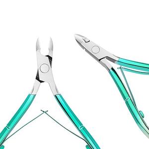 Coupe-cuticules professionnel de haute qualité en acier inoxydable à lame courbée, multicolores arc-en-ciel, pour bébés et doigts - Product Image 3