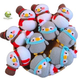 Juego de Juguetes de Peluche Hechos a Mano, Muñeco Amigurumi de Animales de Dibujos Animados, Hilo Suave, Regalo para Niños, Recuerdo de Fiesta - Product Image 3