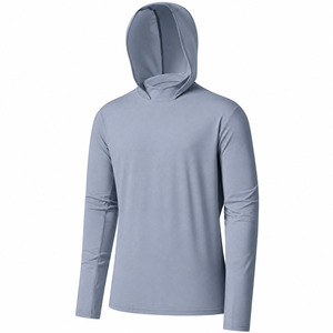 Camiseta de Pesca Personalizada con Capucha, Transpirable, de Secado Rápido, con Protección UPF 50, para Hombre, Tallas Grandes, Manga Larga - Product Image 2