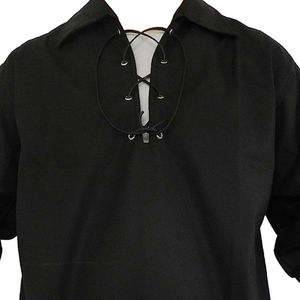 Chemises Jacobites pour hommes, en lin, à lacets, manches longues, style écossais, chemise Ghillie Kilt Jacobite écossaise pour hommes - Product Image 6