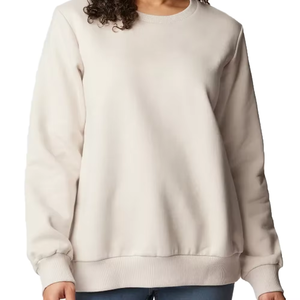 Sudadera de punto transpirable con efecto acid wash para mujer, novedad, 100% poliéster, estilo casual oversize para otoño. - Product Image 3