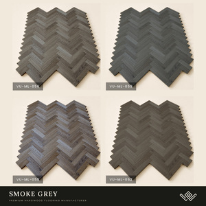 Parquet de Roble Ingenierizado Gris Humo con Diseño Espiga de 18mm, Madera Maciza con Sistema de Encaje Macho y Hembra - Product Image 5