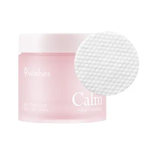 9Wishes pH Calm Cica Toner <b>Pads</b> 70 Sheets High Quality Facial Masks - Product Image 1