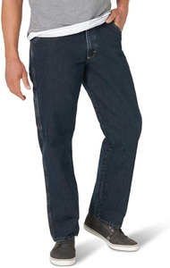 Classic Men's Canvas Carpenter <b>Jeans</b> Spandex/Cotton Drawstring <b>Elastic</b> <b>Waist</b> Casual Comfortable Pants - Product Image 5