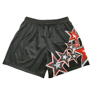 Custom Sublimation <b>Men's</b> Shorts with Breathable Soft Mesh Zip Pockets Durable Knitted Weaving Drawstring Closure Casual Style - Product Image 4