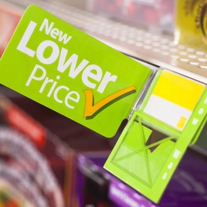 Venta caliente estantería altavoces para venta al por menor diseño libre precio etiquetas etiqueta titular al por mayor etiqueta acrílica personalizada - Product Image 2