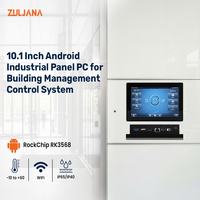 PC Android 11 tout-en-un 10,1 pouces, processeur RK3568 haute vitesse, 4 Go de RAM, écran tactile IP40 pour système de contrôle de bâtiment intelligent