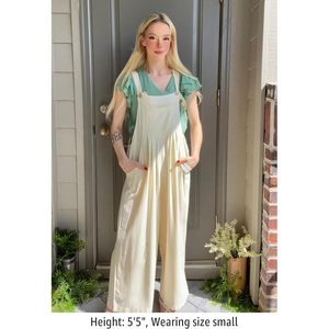 2025 femmes combinaisons décontractées lâche jambe large Boho ensemble Baggy tenues d'été avec poches salopette pour Clubwear - Product Image 3