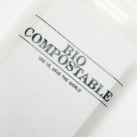 Bolsa Portavasos Ecológica Compostable Personalizable, Resistente, para Llevar Bebidas como Café, Té, Jugo y Refrescos