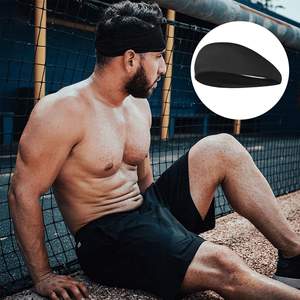 3 bandas deportivas elásticas para hombre y mujer para yoga, gimnasio y correr, diadema cómoda - Product Image 5