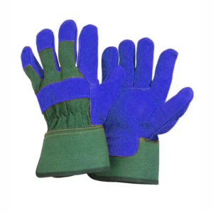 Gants de sécurité industriels de qualité supérieure en cuir de vachette jaune résistant à la chaleur, antidérapants, avec manchette de sécurité, taille 11 - Product Image 5