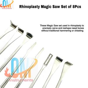 Juego de sierras manuales de precisión premium para rinoplastia y cirugía nasal, grado de preservación, kit de microsierras nasales Tastan de precisión quirúrgica - Product Image 2