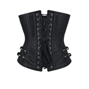 Women Genuine Leather Corset <b>Top</b> <b>Crop</b> Bustier Bra Corset <b>Tops</b> Female Trendy Wholesale Corsets Pour Body Shaping Pu Leather <b>Top</b> - Product Image 5