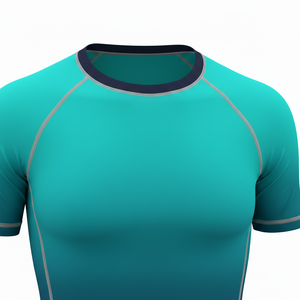 Maillot de compression personnalisé imprimé pour hommes, femmes et enfants – MMA, BJJ, Jiu-Jitsu, entraînement sans kimono – Haut durable sublimé pour la natation - Product Image 4