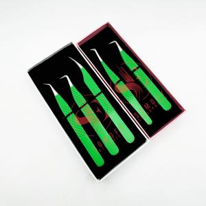 Meilleure vente de pince à épiler professionnelle en acier inoxydable pour extension de cils, prise en main parfaite à tous degrés, conception durable, ne glisse jamais - Product Image 4