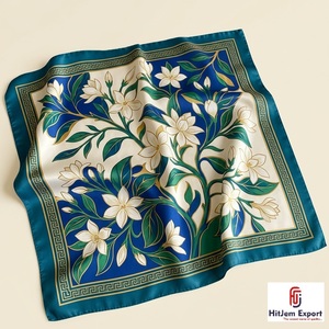 Premium Quality Printed <b>Scarf</b> Soft Fabric Head <b>Scarf</b> <b>White</b> Label Service OEM ODM Textile Manufacturer Bali Custom Fabric Product - Product Image 4