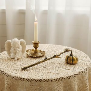 Apagavelas retro con forma de calabaza y mango largo, extintor de velas de metal para apagar la llama del mecha de forma segura, decoración del hogar - Product Image 6