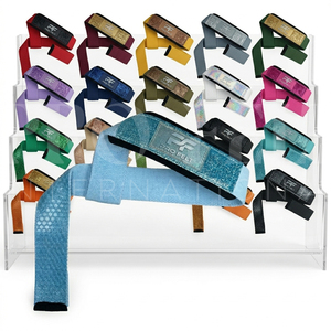 Sangles de levage en coton léger avec logo personnalisé imprimé pailleté, support de poignet pour la musculation, l'entraînement et le fitness - Product Image 1