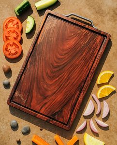 Tabla de cortar de madera de acacia con ranura para jugos, tabla de cocina, tabla de carnicero, tabla para preparar alimentos - Product Image 1