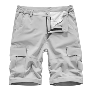 Shorts cargo pour homme en coton 100% personnalisés, logo sur le devant, respirants, grande taille, style streetwear - Product Image 5