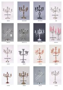 เชิงเทียนทองเหลืองทรงสูง 25 แขน ทำจากอลูมิเนียม งานแฮนด์เมด ทนทาน กันน้ำ ขายดีที่สุด เหมาะสำหรับงานแต่งงาน - Product Image 2