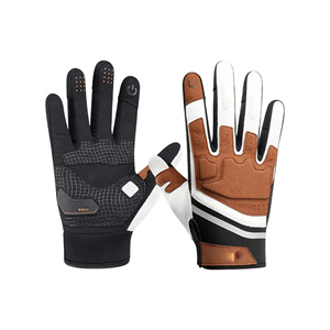 wholesale unisex Full-Finger Leather Cycling <b>Gloves</b> <b>Touchscreen</b> Compatible Adjustable Fit for Summer and winter cycling <b>gloves</b> - Product Image 1