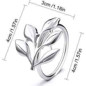 Set di 6 Portatovaglioli a Forma di Foglia per Decorazioni da Tavola per Feste Autunnali, Natale, Ringraziamento e Matrimoni - Product Image 1