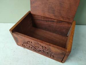 Aaliyan Impex Cheap Decorative Wooden Treasure <b>Box</b> for Coins Jewelry <b>Trinkets</b> and Collectibles with Classic Vintage Artistic - Product Image 1
