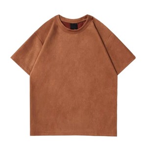 Camiseta de Manga Corta para Hombre, Cuello Redondo, Color Negro, Corte Regular, Tejido de Algodón Jersey, Diseño Liso Informal - Product Image 4