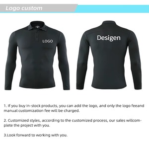 Camisetas Polo para Hombre de Secado Rápido, Manga Larga, para Golf, Rendimiento, Absorción de Humedad, Casual, Entrenamiento - Product Image 5
