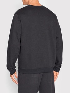 Conjunto Deportivo Negro para Hombre, Sudadera con Cuello Redondo, Pantalones Deportivos con Cordón, Ropa Casual Tejida, Conjunto Deportivo Negro Unisex - Product Image 5