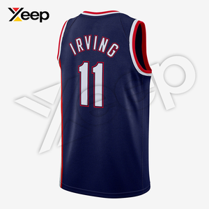 Maillot de basket-ball pour homme adulte personnalisé XEEP XC-BU-07, uniforme d'équipe haute performance, léger, respirant, en polyester, personnalisable - Product Image 3