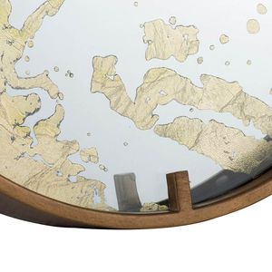 Horloge murale minimaliste en or D15.7x2.4 avec design miroir - Product Image 3