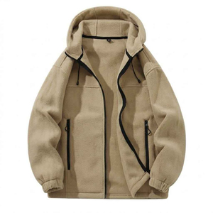 Veste polaire zippée intégrale pour homme, douce, thermique, chaude, pour les sports de plein air, la randonnée, le camping, les voyages, veste d'hiver décontractée pour homme - Product Image 3